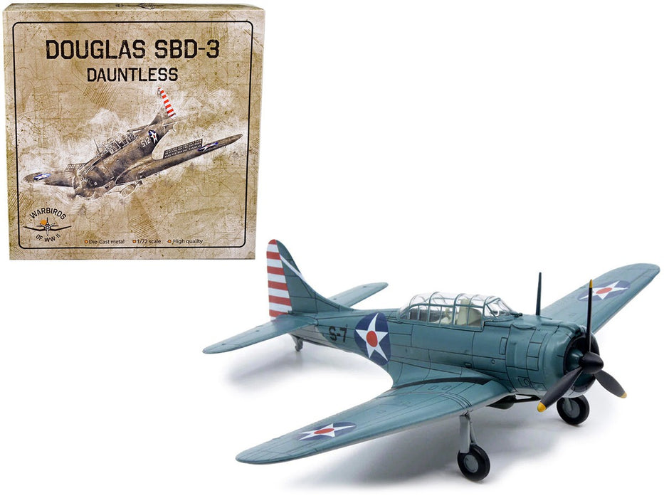 Douglass SBD-3 Dauntless US Navy 1942 -  Militaria Die Cast  1/72 - 27287-38 - Passion Diecast 