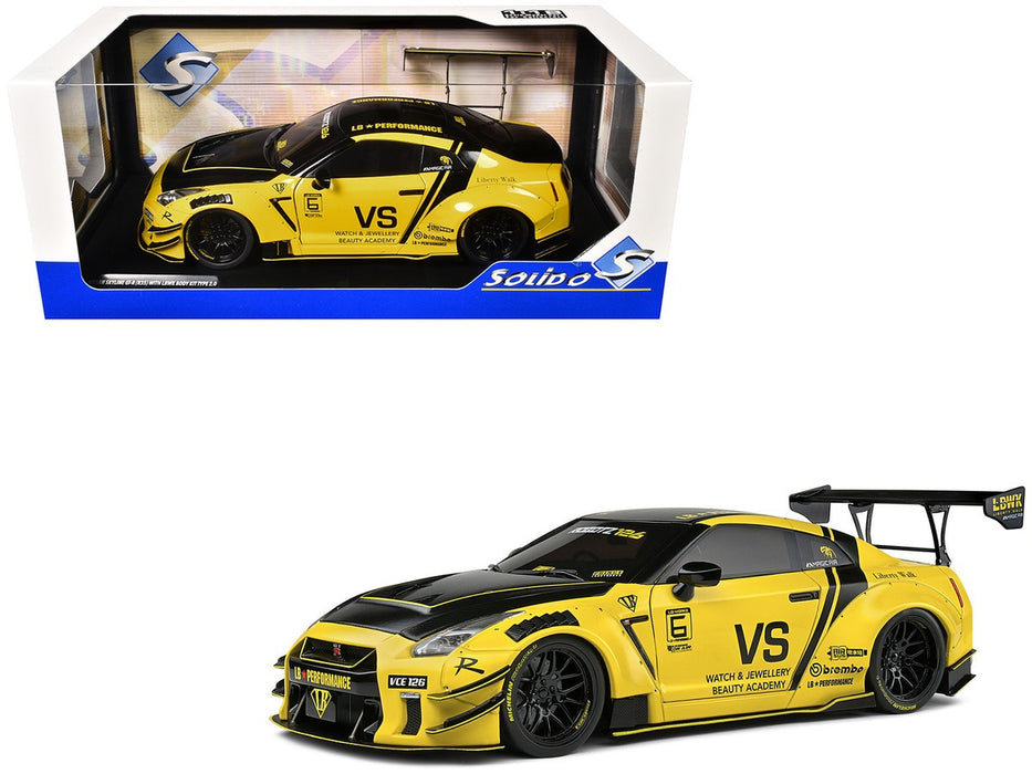Nissan GT-R (R35) W/ Liberty Walk Body Kit 2.0 2020 - Solido - 1/18 - S1805809 - Passion Diecast 