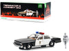 1987 Chevrolet Caprice  Police - Terminator 2 (1991) with T-1000 Liquid Metal Android Figure - Greenlight 1/18 - 19105