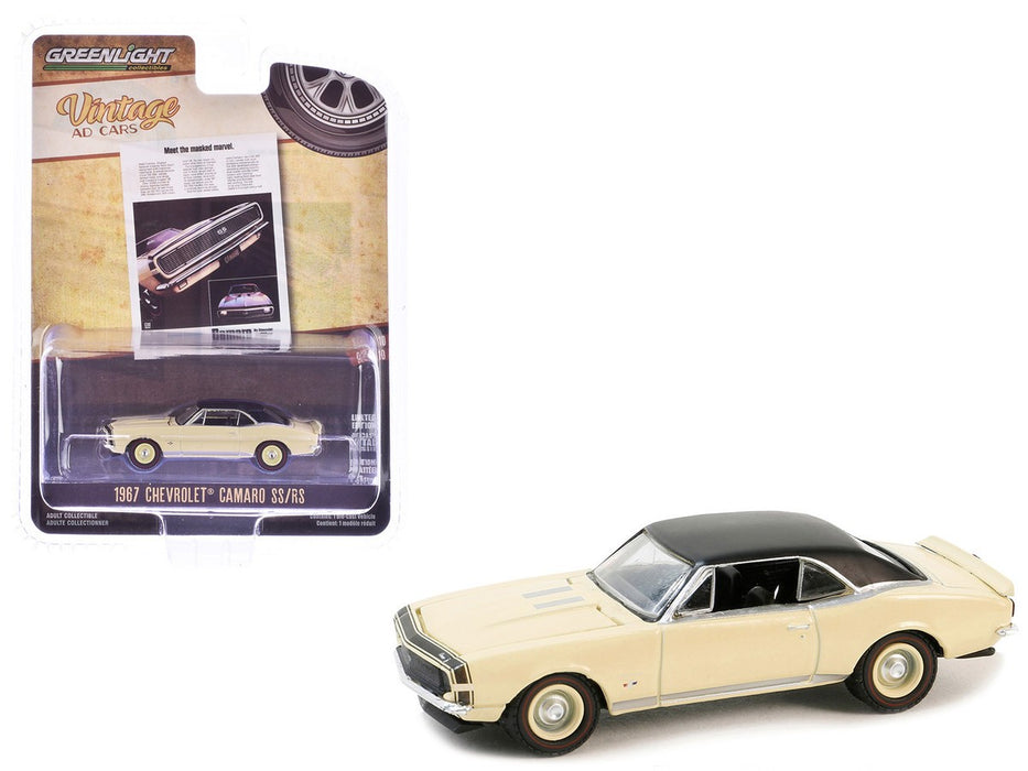 1967 Chevrolet Camaro SS/RS - Vintage Ad Cars Series 10 - 1/64 Greenlight - 39140 C