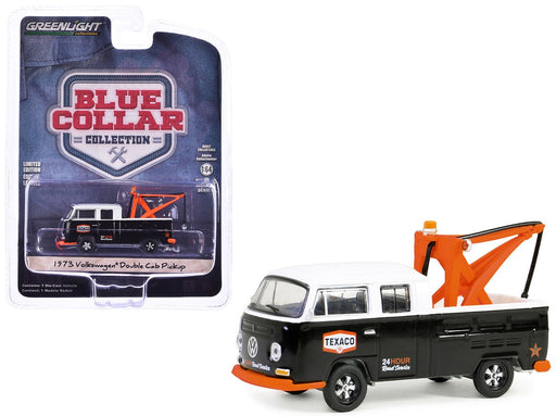 Texaco 24 Hour Road Service - 1973 Volkswagen Pickup - Blue Collar Collection Series 13 - 1/64 Greenlight - 35280 B