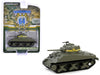 1943 M4 Sherman Tank US Army World War II - Battalion 64 Series 4 - 1/64 Greenlight - 61040 C
