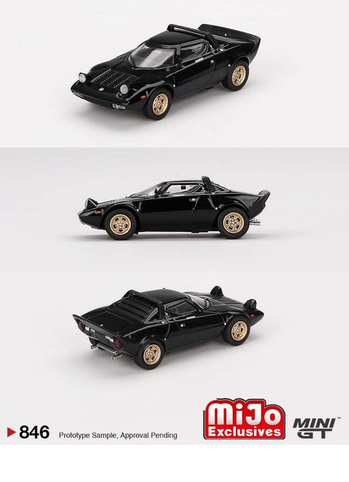 Lancia Stratos HF Stradale Nero - Mini GT - 1:64 - MGT00846 Passion Diecast