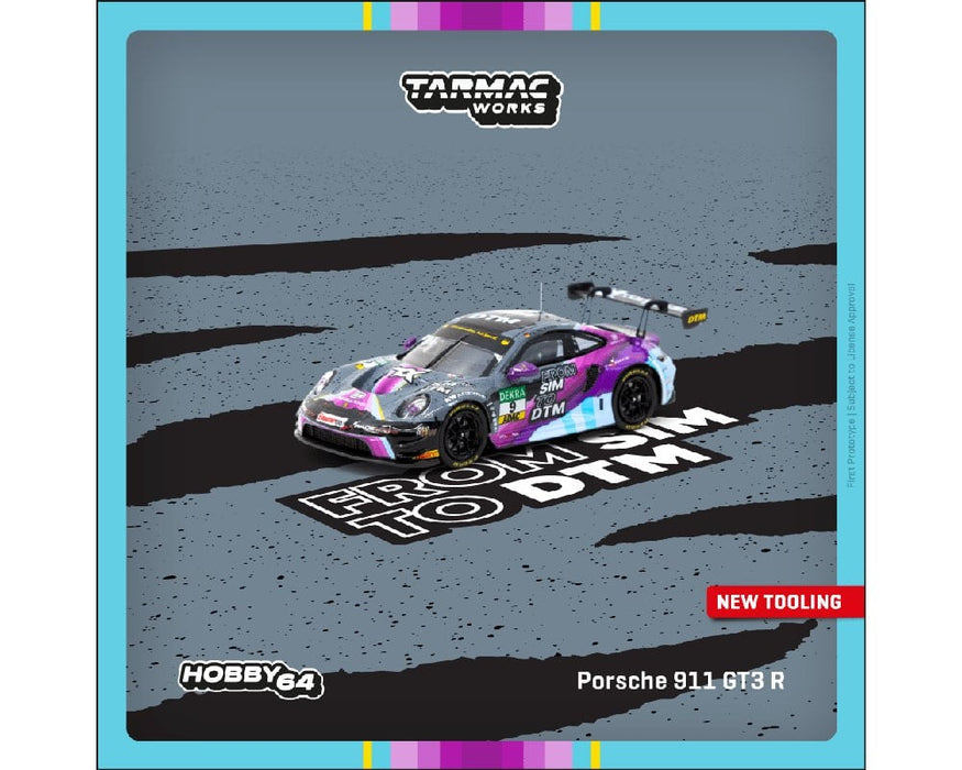 Porsche 911 GT3 R DTM 2023 Tim Heinemann - Tarmac Works - 1/64 - T64-084-23DTM09