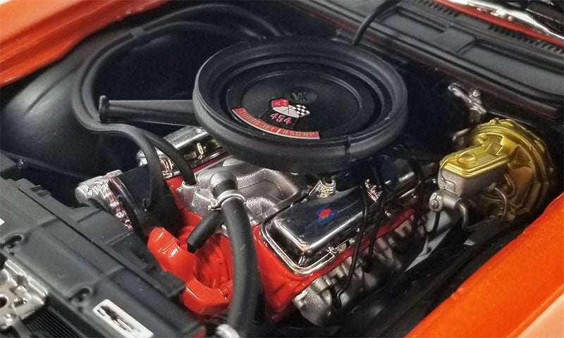 Sunkist - 1970 Chevrolet Chevelle SS 454 in Orange with Black Stripes Limited 600 Pieces - ACME - 1/18 - A1805528