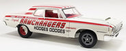 RAMCHARGERS 1964 Dodge 330 in White and Red Limited - Strictly Limited Production 504 Pieces - ACME - 1/18 - A1806900