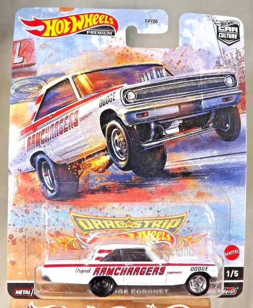 ( web Only ) Car CULTURE '1965 Dodge Coronet A/FX  Drag strip - Hot Wheels 1:64 - HCK24