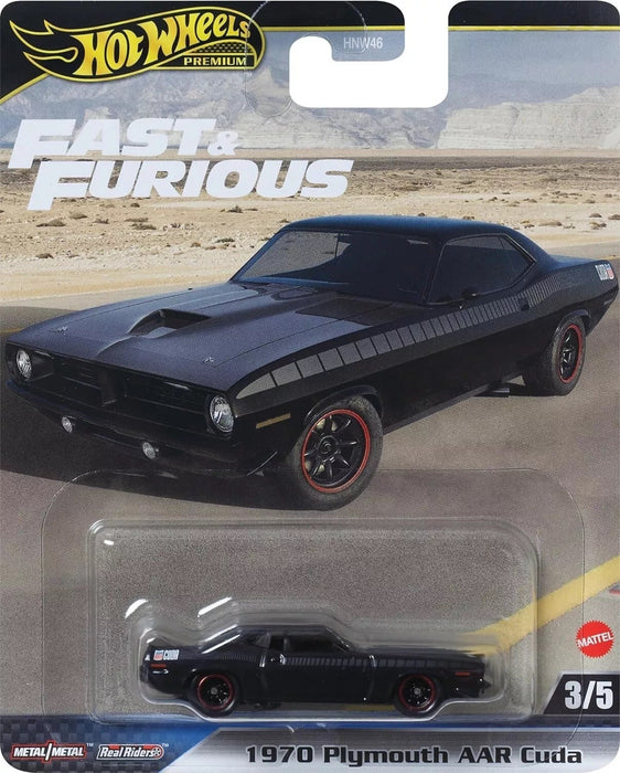 Fast & Furious Premium 2024  - 1970 Plymouth AAR Cuda - Hot Wheels 1:64 - HYP68