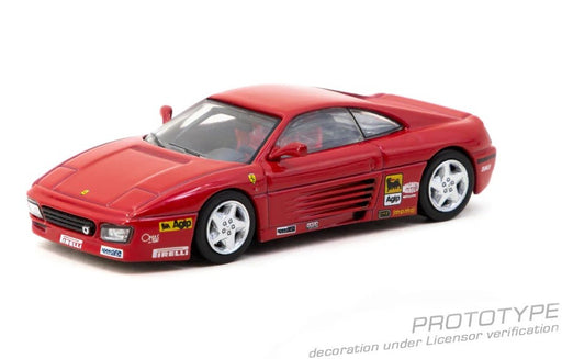 Ferrari 348 Challenge Presentation Red - Tarmac Works - 1/64 - T64-082-PRE