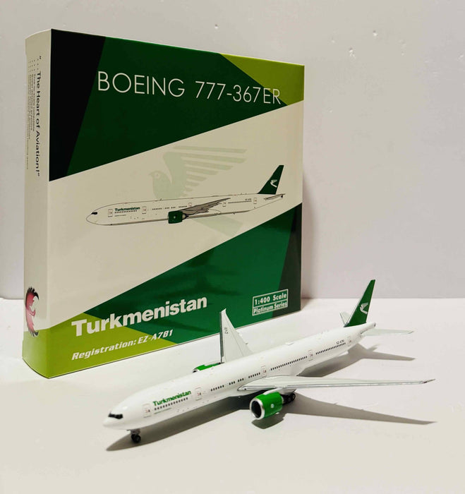 Turkmenistan Airlines Boeing 777-300ER  / EZ-A781 / Phoenix Model 1:400 - 11890