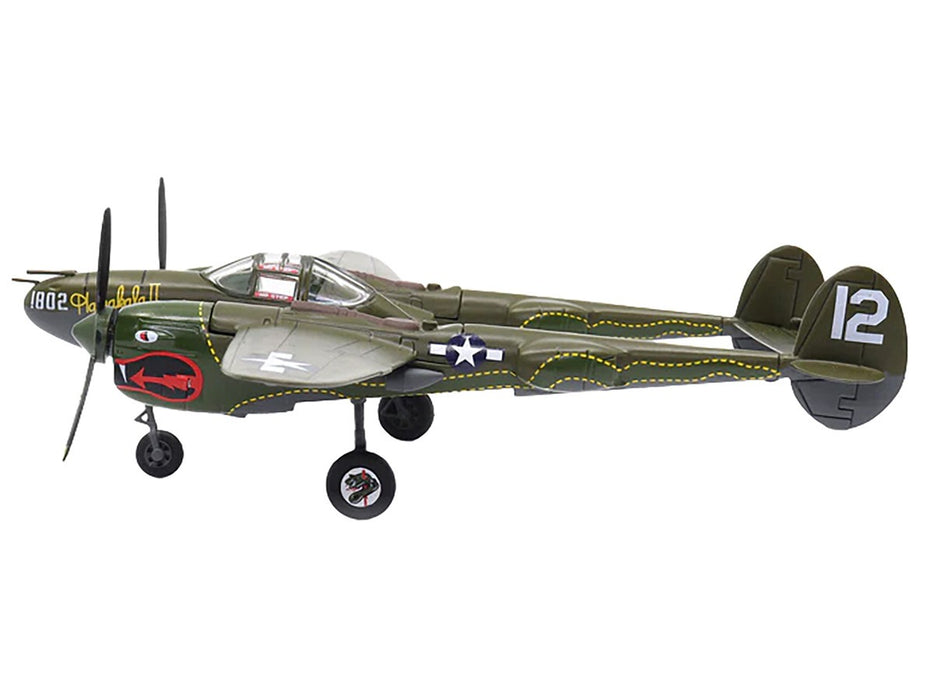 Lockheed P-38 Lightning Fighter Aircraft  "Haleakala II 80th FG 459th FS Twin Dragons" (1944) -  Militaria  1/72 - 27296-41