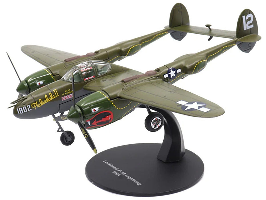Lockheed P-38 Lightning Fighter Aircraft  "Haleakala II 80th FG 459th FS Twin Dragons" (1944) -  Militaria  1/72 - 27296-41