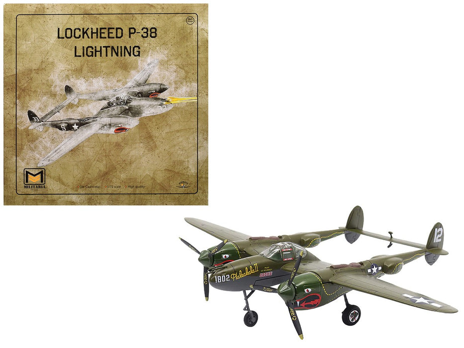 Lockheed P-38 Lightning Fighter Aircraft  "Haleakala II 80th FG 459th FS Twin Dragons" (1944) -  Militaria  1/72 - 27296-41