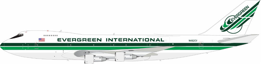 Evergreen International Airlines Boeing 747-212B / N482FV / B-models / 1:200 / B-742-482R