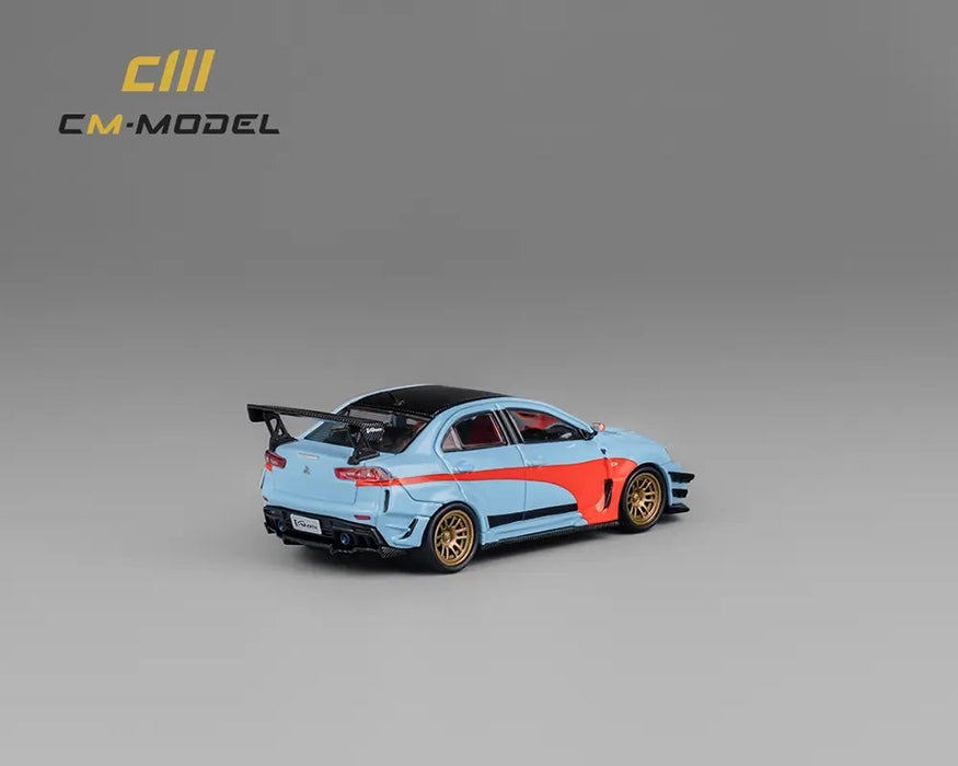 Mitsubishi Lancer EvoX Varis Widebody - Blue - Limited Edition - CM Model - 1:64 - CM64-EVOX-01 Passion Diecast