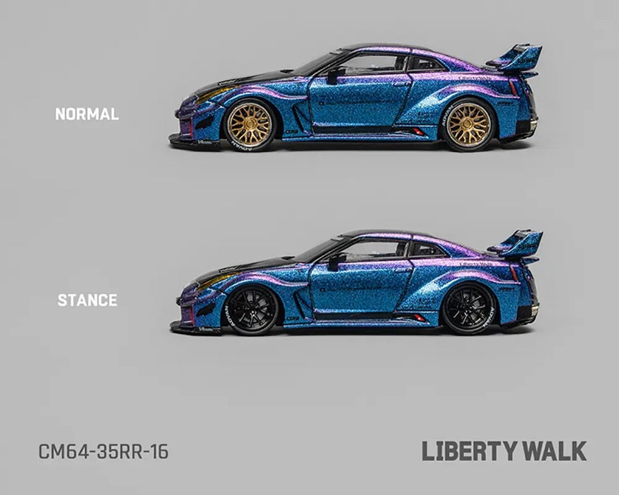 LBWK Nissan 35GT-RR - Chameleon with Carbon - Limited Edition - CM Model - 1:64 - CM64-35RR-16 Passion Diecast