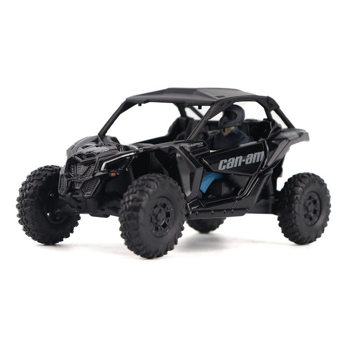 Can-Am Maverick X3 X rs Turbo RR Side-by-Side ATV in Triple Black - Diecast Master 1/32 - 60001 - Passion Diecast 