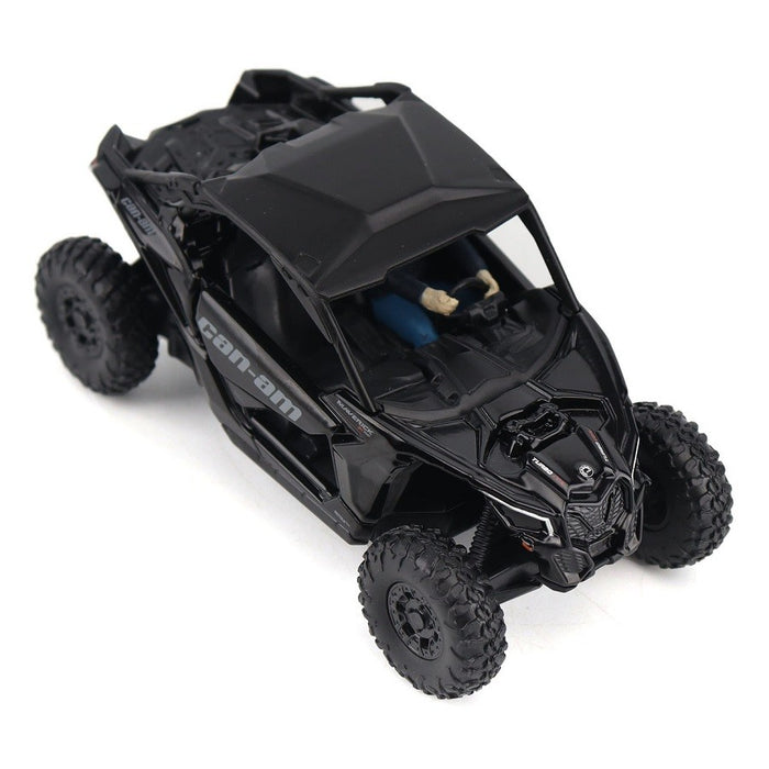 Can-Am Maverick X3 X rs Turbo RR Side-by-Side ATV in Triple Black - Diecast Master 1/32 - 60001 - Passion Diecast 