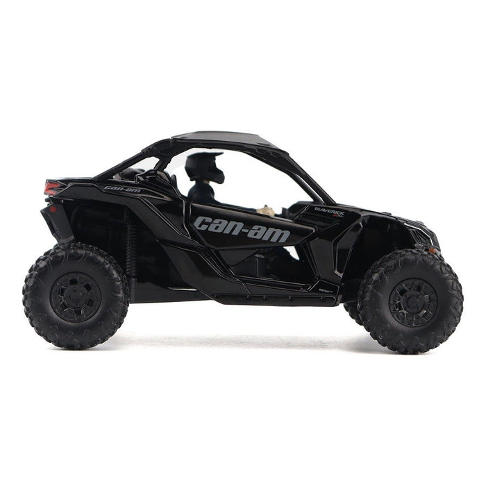 Can-Am Maverick X3 X rs Turbo RR Side-by-Side ATV in Triple Black - Diecast Master 1/32 - 60001 - Passion Diecast 