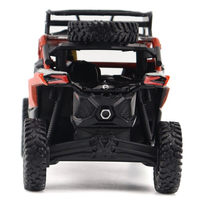 Can-Am Maverick X3 X rs Turbo RR Side-by-Side ATV in Chalk Gray and Magma Red - Diecast Master 1/32 - 60003 - Passion Diecast 