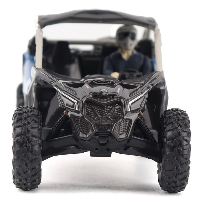 Can-Am Maverick X3 X rs Turbo RR Side-by-Side ATV in Intense Blue, Carbon Black- Diecast Master 1/32 - 60005