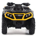 Can-Am Outlander XT-P 1000R ATV in Iron Gray, Black, and Neo Yellow - Diecast Master 1/32 - 60006 Passion Diecast