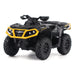 Can-Am Outlander XT-P 1000R ATV in Iron Gray, Black, and Neo Yellow - Diecast Master 1/32 - 60006 Passion Diecast