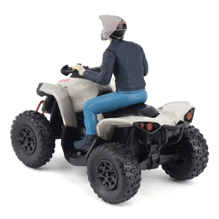 Can-Am Renegade X XC 1000R ATV in Chalk Gray and Magma Red - Diecast Master 1/32 - 60008 Passion Diecast
