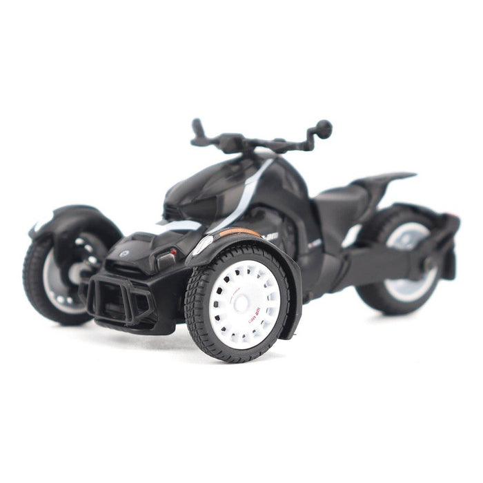 Can-Am Ryker Rally 3-Wheel Motorcycle in Ghost Black - Diecast Master 1/32 - 60013 Passion Diecast
