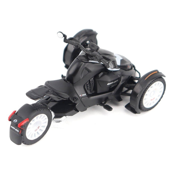 Can-Am Ryker Rally 3-Wheel Motorcycle in Ghost Black - Diecast Master 1/32 - 60013 Passion Diecast