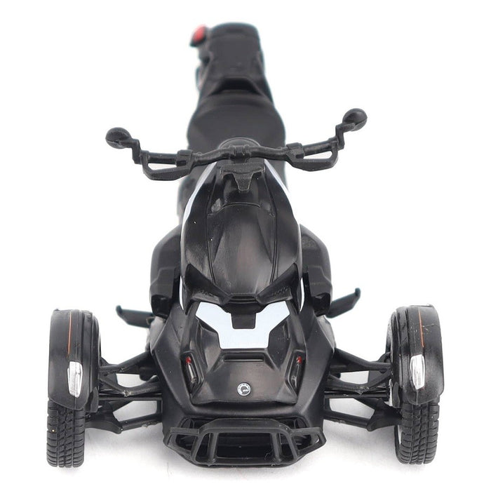 Can-Am Ryker Rally 3-Wheel Motorcycle in Ghost Black - Diecast Master 1/32 - 60013 Passion Diecast