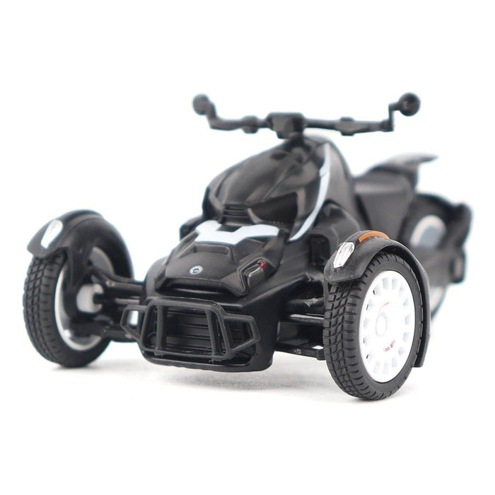 Can-Am Ryker Rally 3-Wheel Motorcycle in Ghost Black - Diecast Master 1/32 - 60013 Passion Diecast