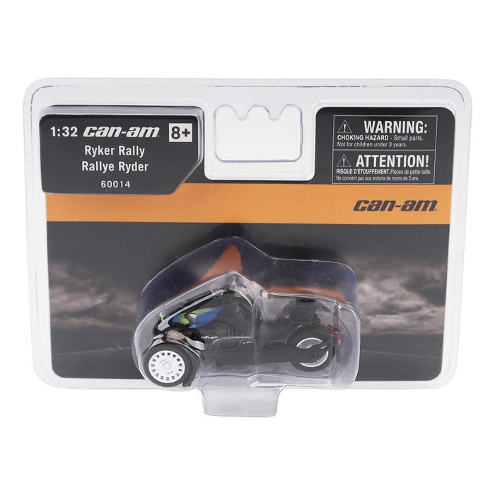 Can-Am Ryker Rally 3-Wheel Motorcycle in Galactic Blue - Diecast Master 1/32 - 60014 Passion Diecast