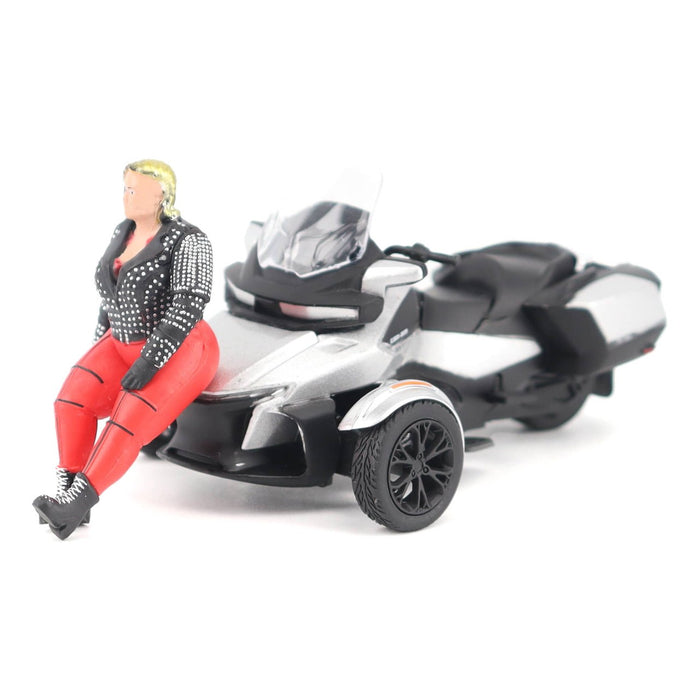 Can-Am Spyder RT Hyper Silver - Diecast Master 1/32 - 60016 Passion Diecast