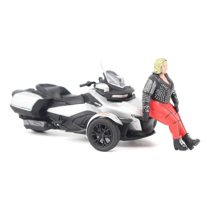 Can-Am Spyder RT Hyper Silver - Diecast Master 1/32 - 60016 Passion Diecast