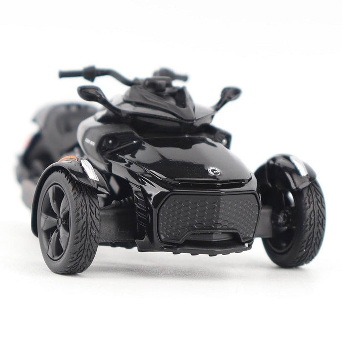 Can-Am Spyder F3 3-Wheel Motorcycle in Steel Black Metallic - Diecast Master 1/32 - 60018 Passion Diecast