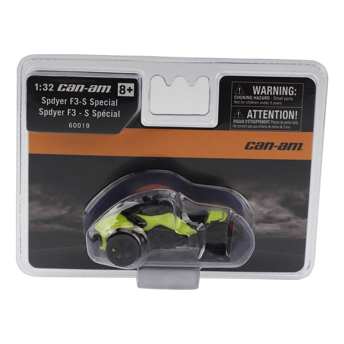 Can-Am Spyder F3 Special 3-Wheel Motorcycle in Manta Green - Diecast Master 1/32 - 60019 Passion Diecast