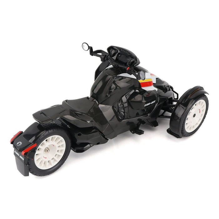 R/C - Can-Am Ryker Rally 3-Wheel Motorcycle in Black, White, and Red. - Remote Control - Diecast Master 1/6 - 30603