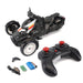 R/C - Can-Am Ryker Rally 3-Wheel Motorcycle in Black, White, and Red. - Remote Control - Diecast Master 1/6 - 30603