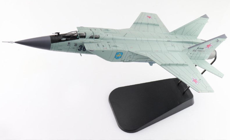(Preorder) Mikoyan MiG-31K Foxhound-D + KH-47M2 Kinzhal / Russian Air Force Blue 36, Russia 2023 / Hobby Master 1:72 HA9705