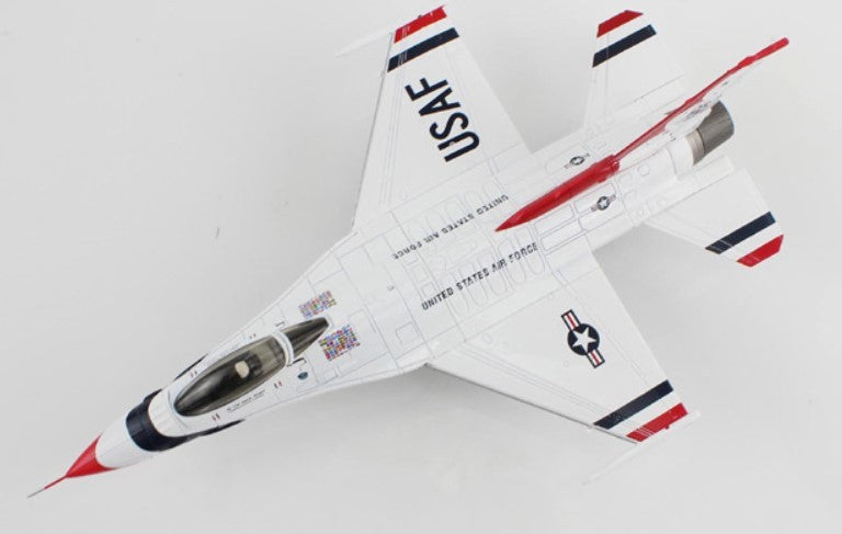 (Preorder) Lockheed F-16C Fighting Falcon / USAF Thunderbirds, RIAT 2017 / Hobby Master 1:72 HA38039