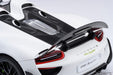Porsche 918 Spyder Weissach Package (White with Red interior) - Autoart 1/18 - 77920 - Passion Diecast 