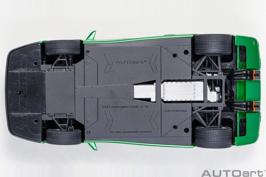 Lamborghini Diablo SE 30th Anniversary Edition (Verde Mic) - Autoart 1/18 - 79150 - Passion Diecast 