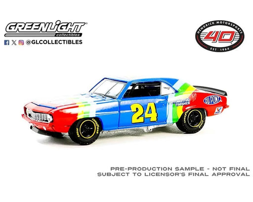 1969 Chevrolet Camaro - Jeff Gordon / Hendrick Motorsports - Charlotte Motor Speedway - 1/64 Greenlight - 30492