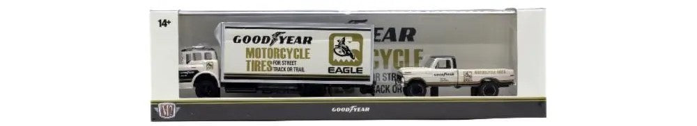 1969 Ford C950 Box Truck and 1972 Ford F250 4X4 Truck themed Goodyear - M2 - 1/64 - 36000-77 B