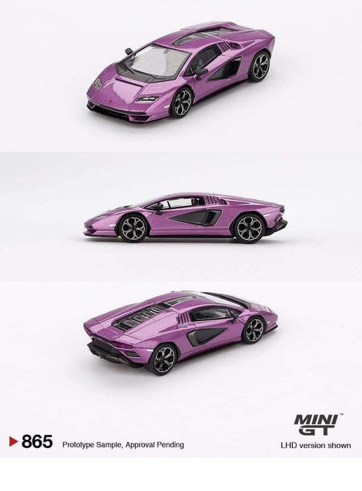 Lamborghini Countach LPI 800-4 Viola 30th - Mini GT - 1:64 - MGT00865 Passion Diecast