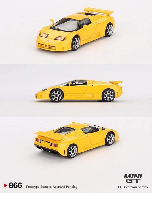 Bugatti EB110 Super Sport Giallo Bugatti - Mini GT - 1:64 - MGT00866 Passion Diecast