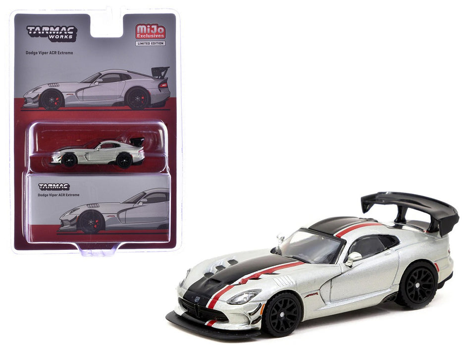 Dodge Viper ACR Extreme - Silver - Tarmac Works - 1/64 - T64G-TL028-SL Passion Diecast