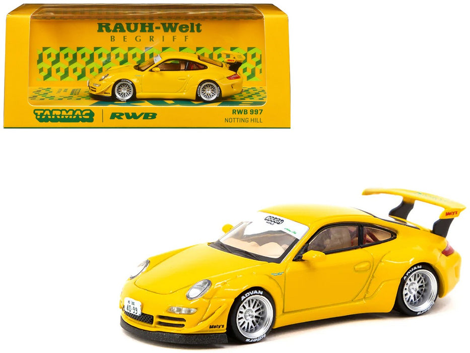 RWB 997 NOTTING HILL - Yellow - Tarmac Works - 1/64 - T64-057-NO Passion Diecast