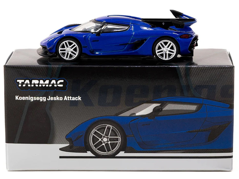 Koenigsegg Jesko Attack - Blue - Tarmac Works - 1/64 - T64G-TL052-BL Passion Diecast